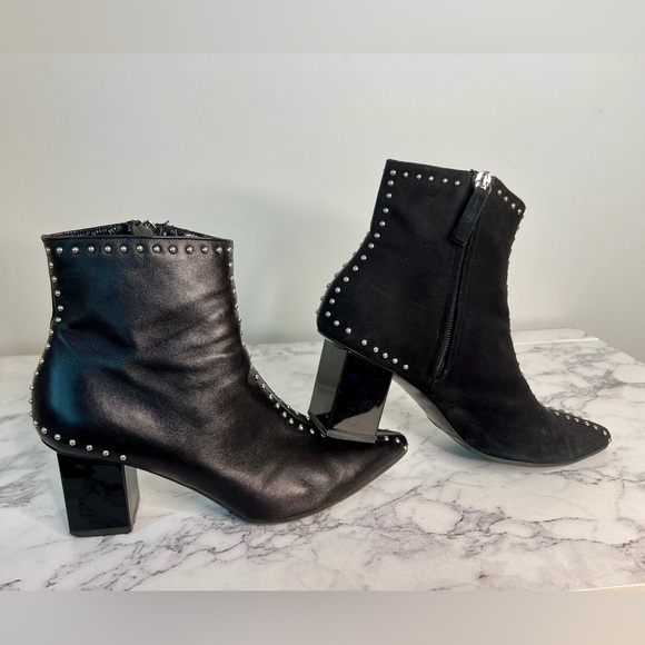 Bruno Ricci for Diane B suede and leather boots size 40